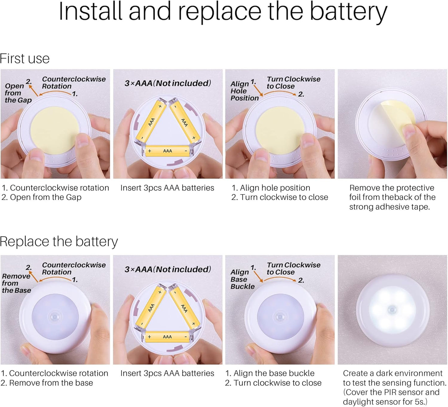 60 lumen output from 0.5w led at cri 90 and 6500k for vivid color rendering
