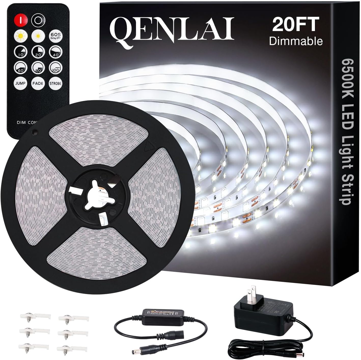 6500k cool white led output at 1440 lumens for bright task-grade illumination