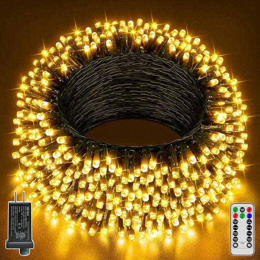 66 ft strand with 200 individual led bulbs (400 led variant available)