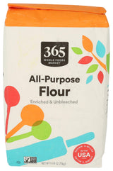 365 by Whole Foods Market Unbleached All Purpose Flour for Fast Reliable Baking Results