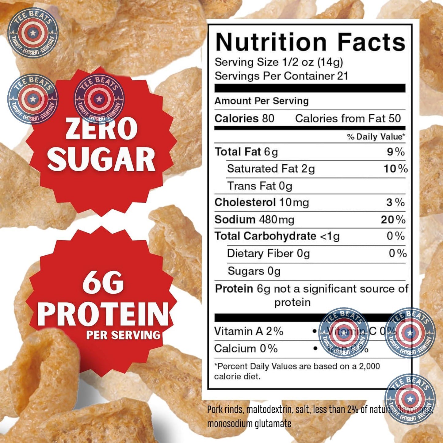 6g protein per serving