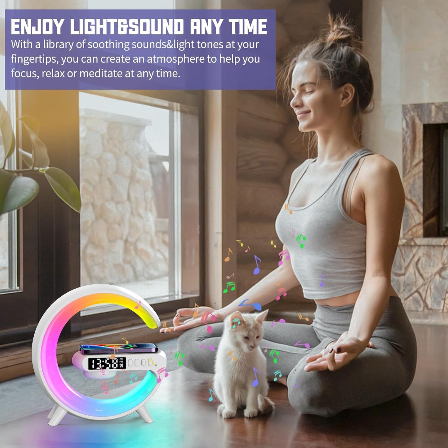 7 selectable colorful rgb atmosphere lighting modes