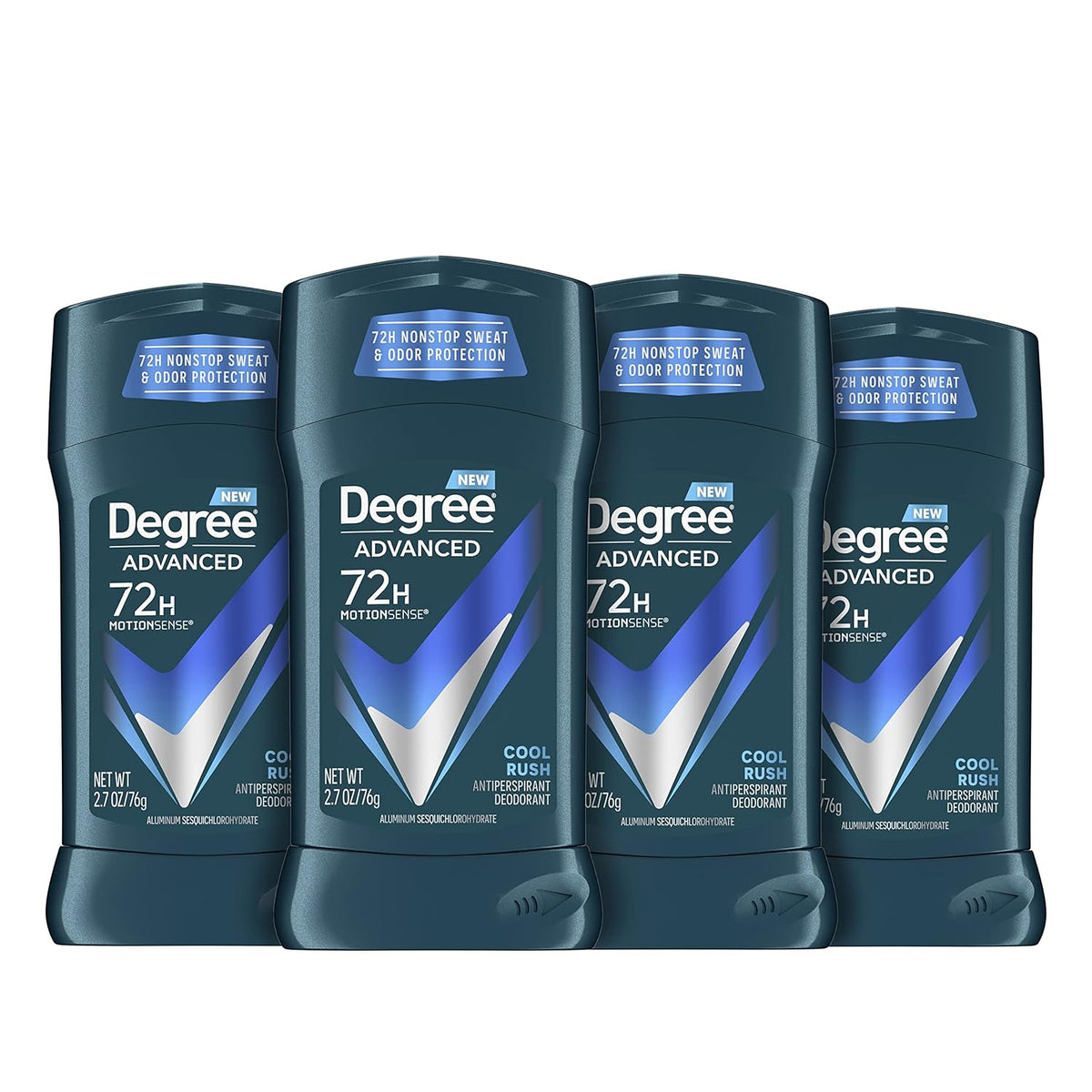 72-hour sweat and odor protection claim