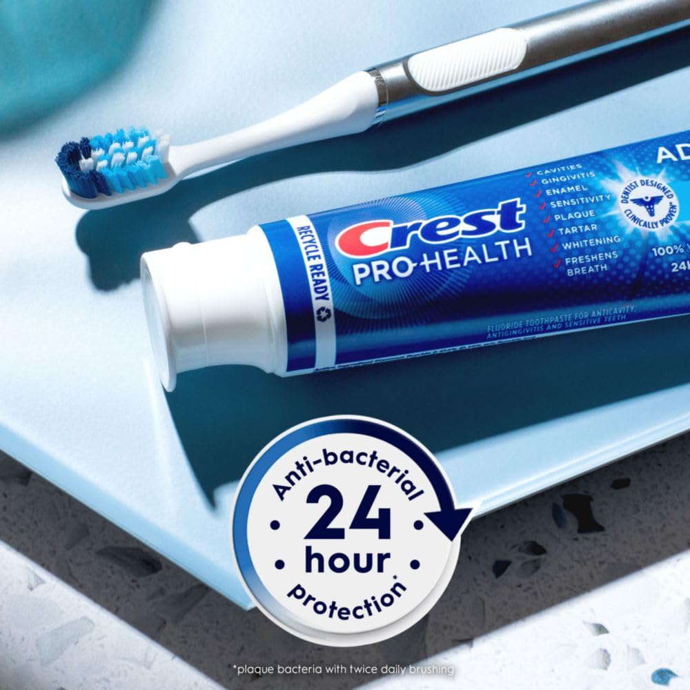 8-in-1 oral care benefit profile (cavities, plaque, gingivitis, acid erosion, sensitivity, and more)