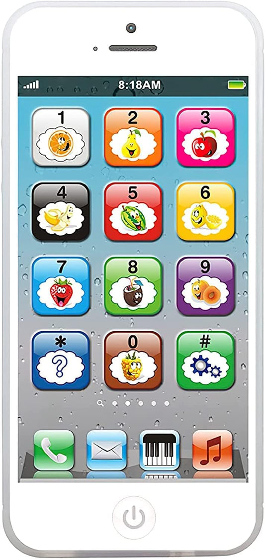 8 interactive learning modes including piano, drum, maths, color, fruit, game, and question modes