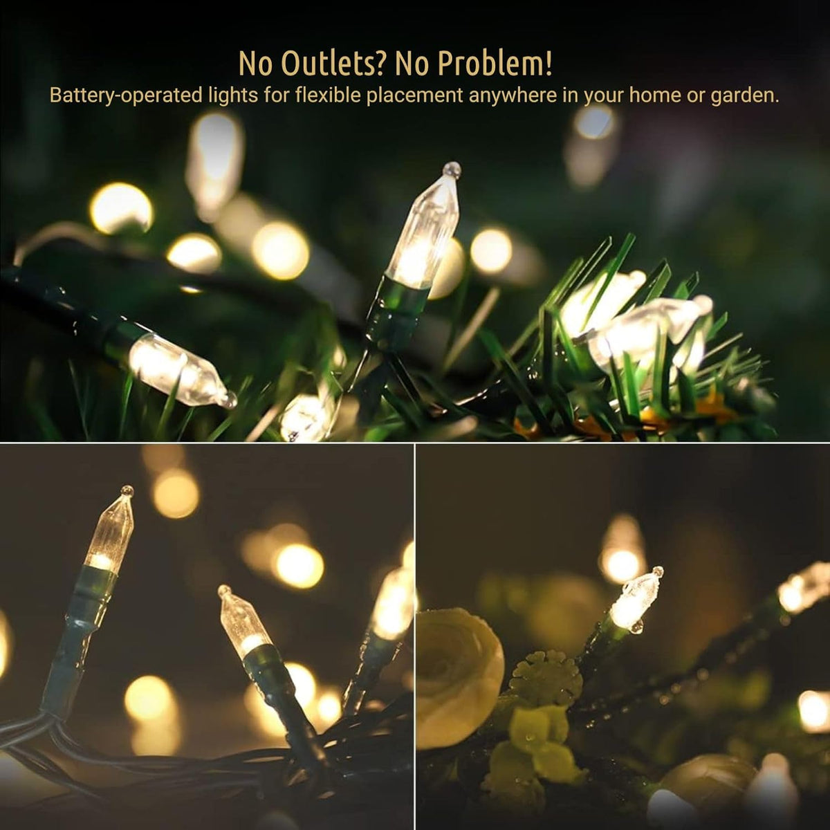8 selectable lighting modes controlled by a single button