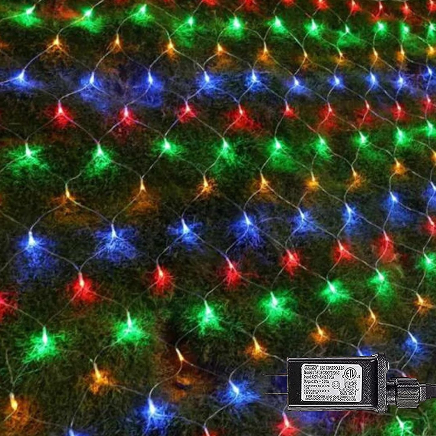 9.8ft x 6.6ft 200-led net mesh with 16.5ft lead cable