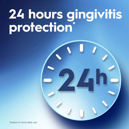 99% germ-kill efficacy against bacteria that cause plaque, gingivitis, and bad breath