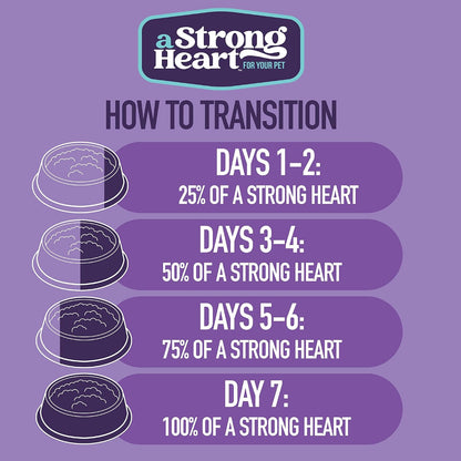 A Strong Heart Beef, Bacon & Cheese Dog Food, 13.2oz 12pk – Quality Controlled Wet Food for Kennel and Pantry Storage