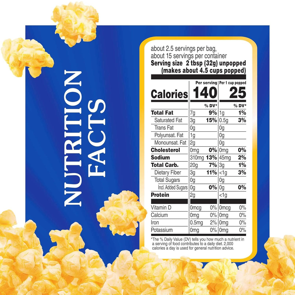ACT II Butter Lovers Microwave Popcorn, 6 ct 2.75 oz Bags — Family Movie Night Treat for the Playroom