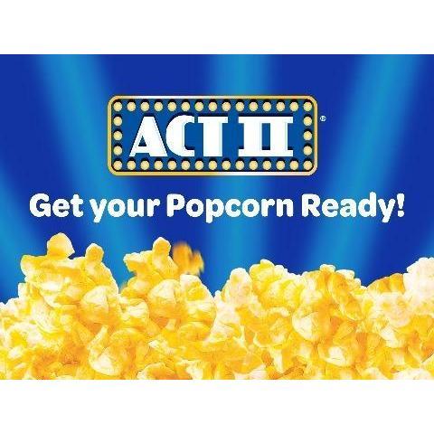 Act II Butter Microwave Popcorn 12ct – Balanced Low-Guilt Snack for Meditation Breaks and Work-From-Home Wellness Moments