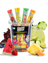 Klass Sugar-Free Iced Tea Sticks - Portable Powdered Beverage for Camping, Hiking, and Open-Air Adventures (44 Count)