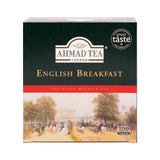 Ahmad Tea English Breakfast Teabags – Focus-Boosting Black Tea for the Home Office Desk, 100 ct Sugar-Free