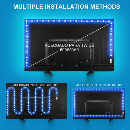 Ailitty AuroraStrip – Bedroom LED Accent Lighting, 16M Color Ambient Glow for Cozy Home Aesthetic