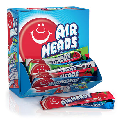 Airheads Sour Individually Wrapped Taffy – Hygienic Portion-Controlled Candy for Shared Bowls and Goodie Bags