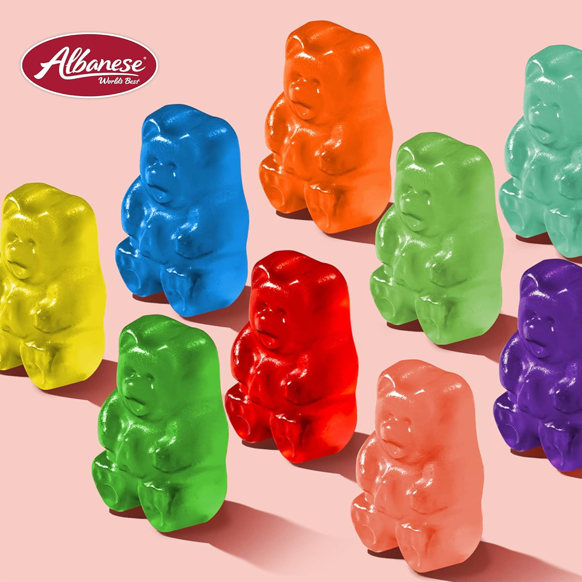 Albanese Gummi Bears Bulk Gift Bag – Festive Holiday and Housewarming Present for Friends with Dietary Restrictions