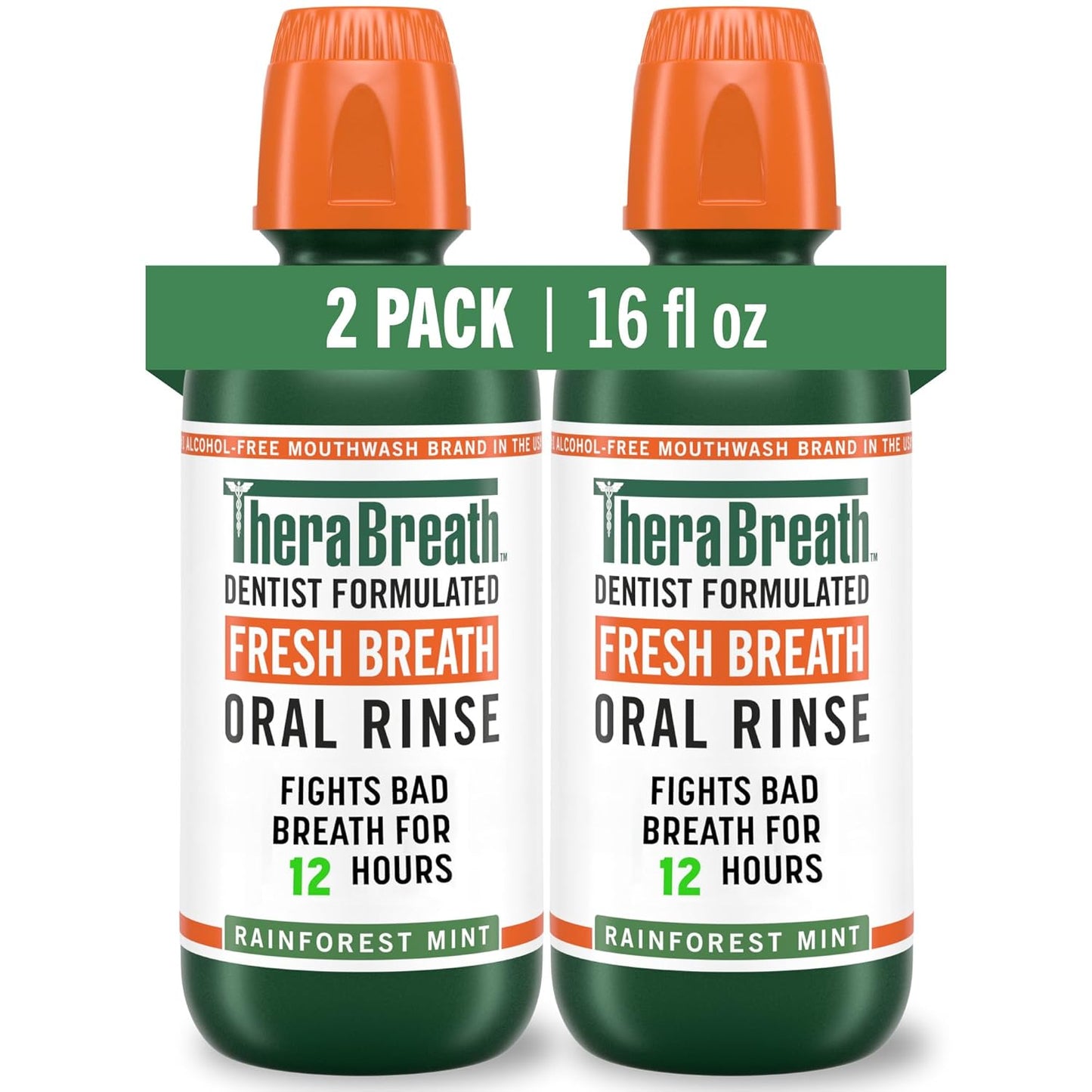 alcohol-free, ph-balanced, non-burning rainforest mint formula