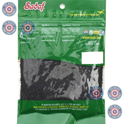 all-natural black sesame seeds roasted to lock in nutty flavor
