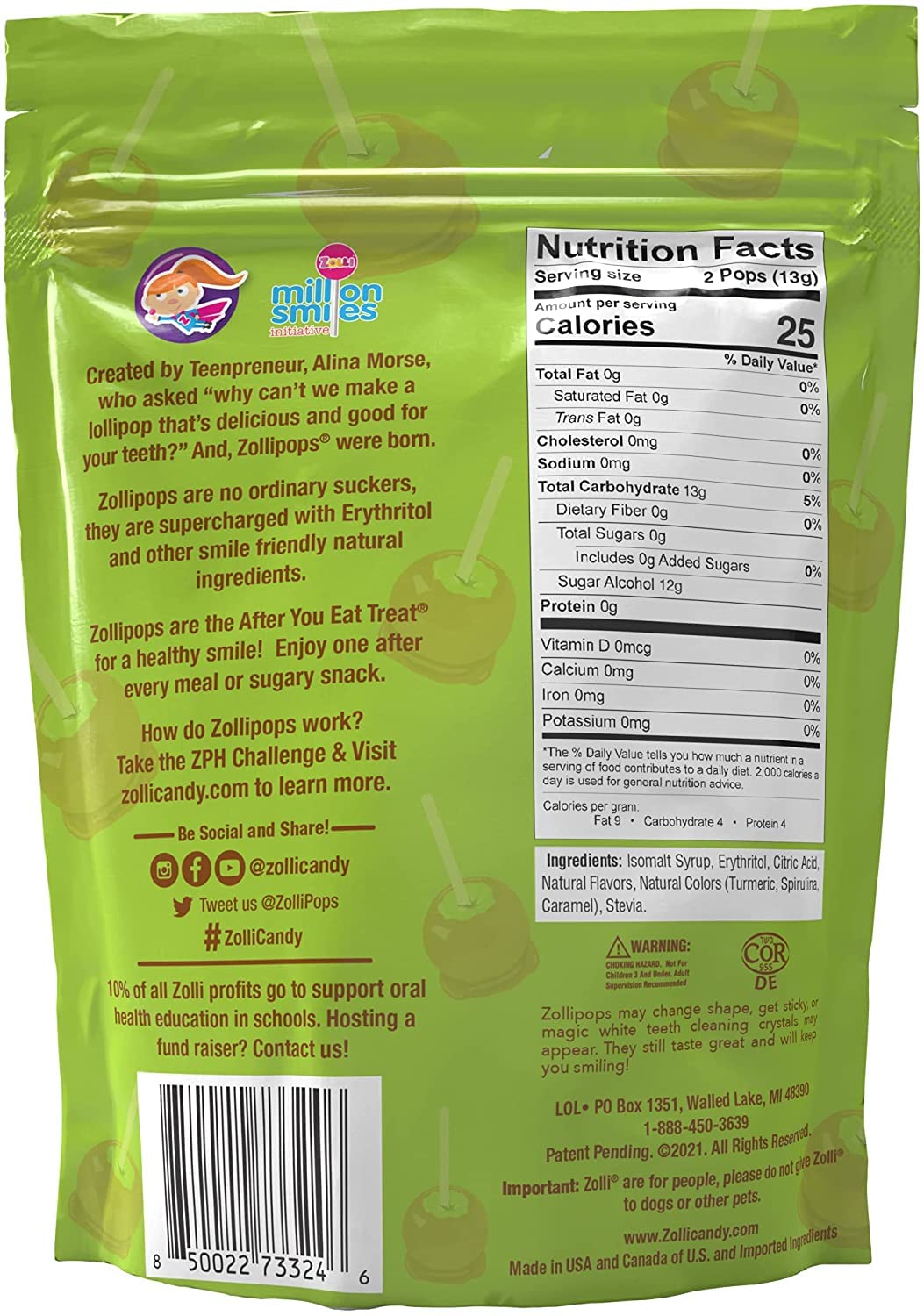 allergen-free formulation: dairy-free, peanut-free, vegan, and free of artificial dyes