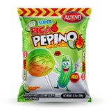 Alteno Super Pepino Cucumber Chili Lollipop – Picnic and Outdoor Event Snack, Heat-Resistant Hard Candy Set of 2