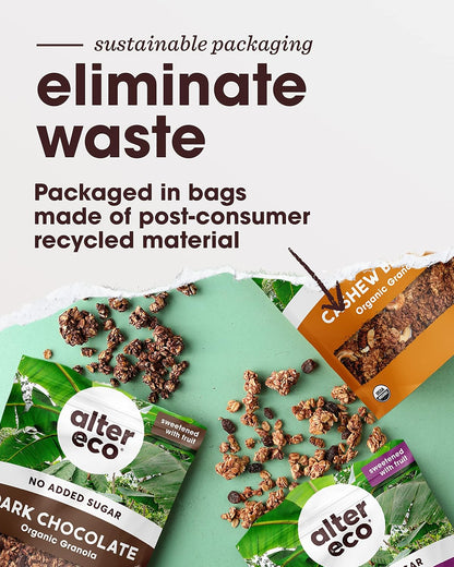 Alter Eco Cashew Butter Granola – Wholesome Office Snack for Sugar-Free Afternoon Focus