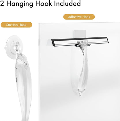 AmazerBath Clear Squeegee – One-Tool Minimalist Cleaning Solution for Shower, Windows and Mirror Surfaces