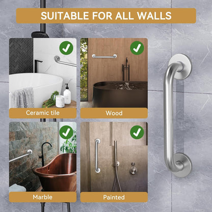 AmazerBath Shower Grab Bar – Practical Caregiver Gift for Elderly Parents Aging at Home