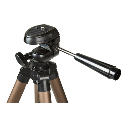 Amazon Basics 50-inch Aluminum Camera Tripod – Family-Friendly Photography Stand for Playroom Creations and School Projects