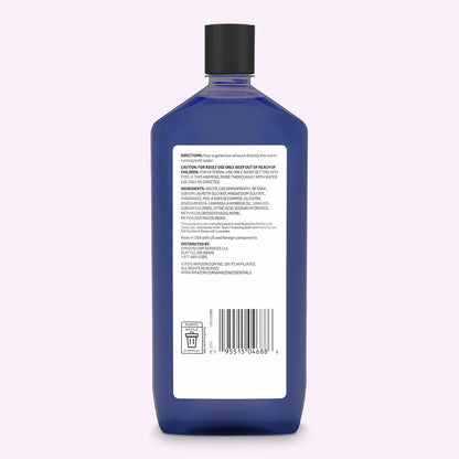 Amazon Essentials Lavender Foaming Bath – Clean Design One-Bottle Solution for Uncluttered Bathroom Counters