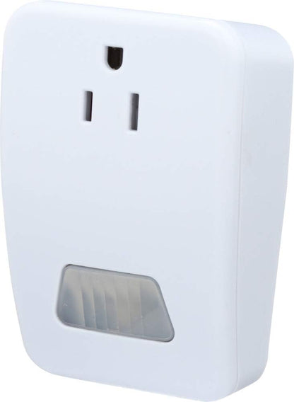 AmerTac MLC4BC Westek Plug-in Motion Sensor Switch for Dark Hallways and Stair Landings – Hands-Free Nighttime Safety Lighting