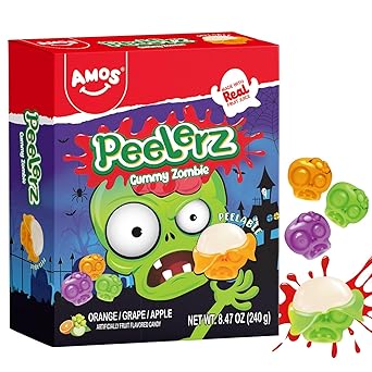 Amos 4D Body Parts Gummy Candy – Quirky Halloween Care Package Gift for College Students & Office Candy Swap