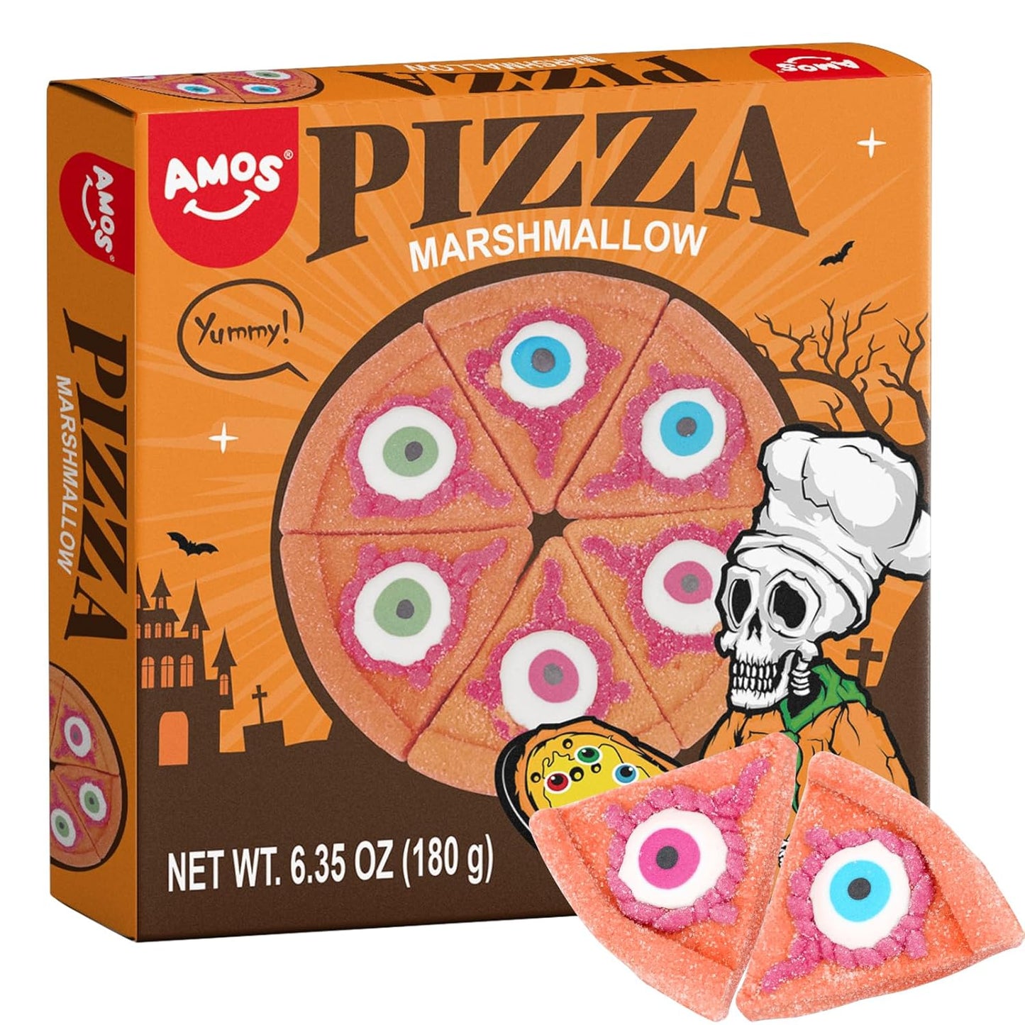 Amos 4D Body Parts Gummy Candy – Quirky Halloween Care Package Gift for College Students & Office Candy Swap