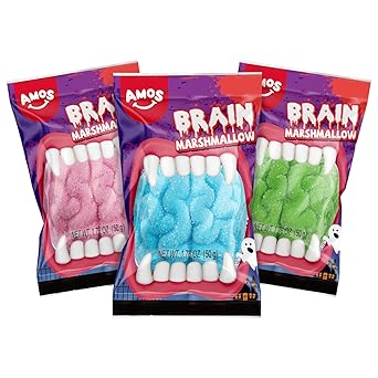 Amos 4D Body Parts Gummy Candy – Quirky Halloween Care Package Gift for College Students & Office Candy Swap