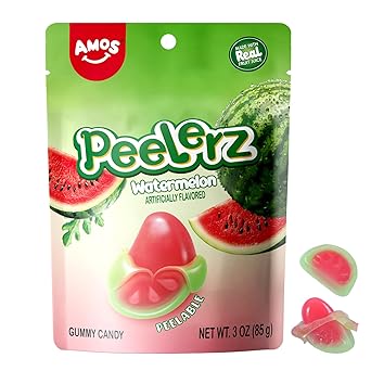 AMOS 4D Gummy Candy Grape Burst – Easter Egg Stuffer for Kids' Egg Hunt, 3D Grape Shaped Mini Packs