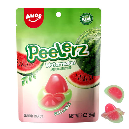 AMOS 4D Gummy Candy Grape Burst – Easter Egg Stuffer for Kids' Egg Hunt, 3D Grape Shaped Mini Packs