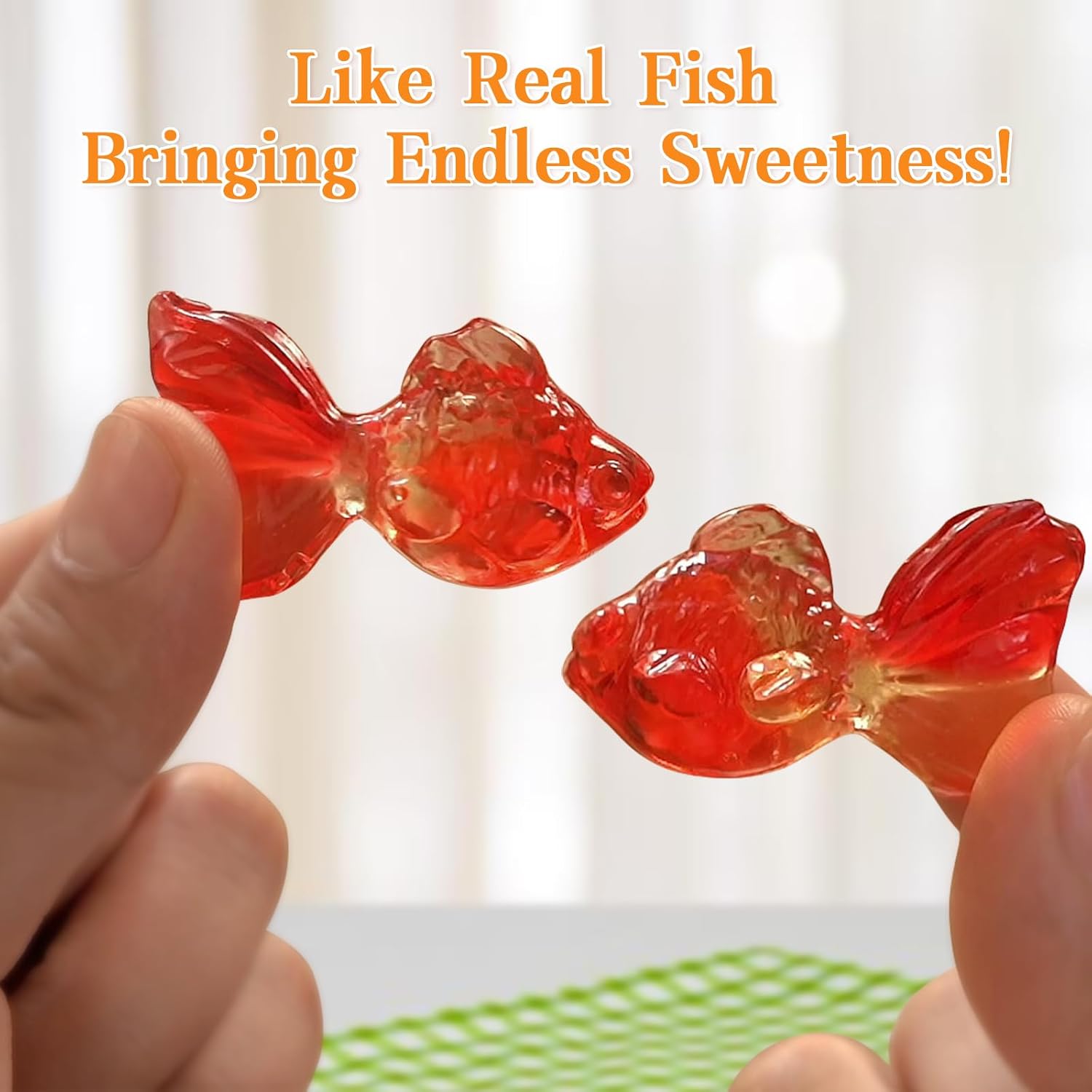 Amos 4D Gummy Candy Mermaid Jewels – Raspberry Filled Seashell Jelly Treat Gift for Girls' Birthday Party Hosts