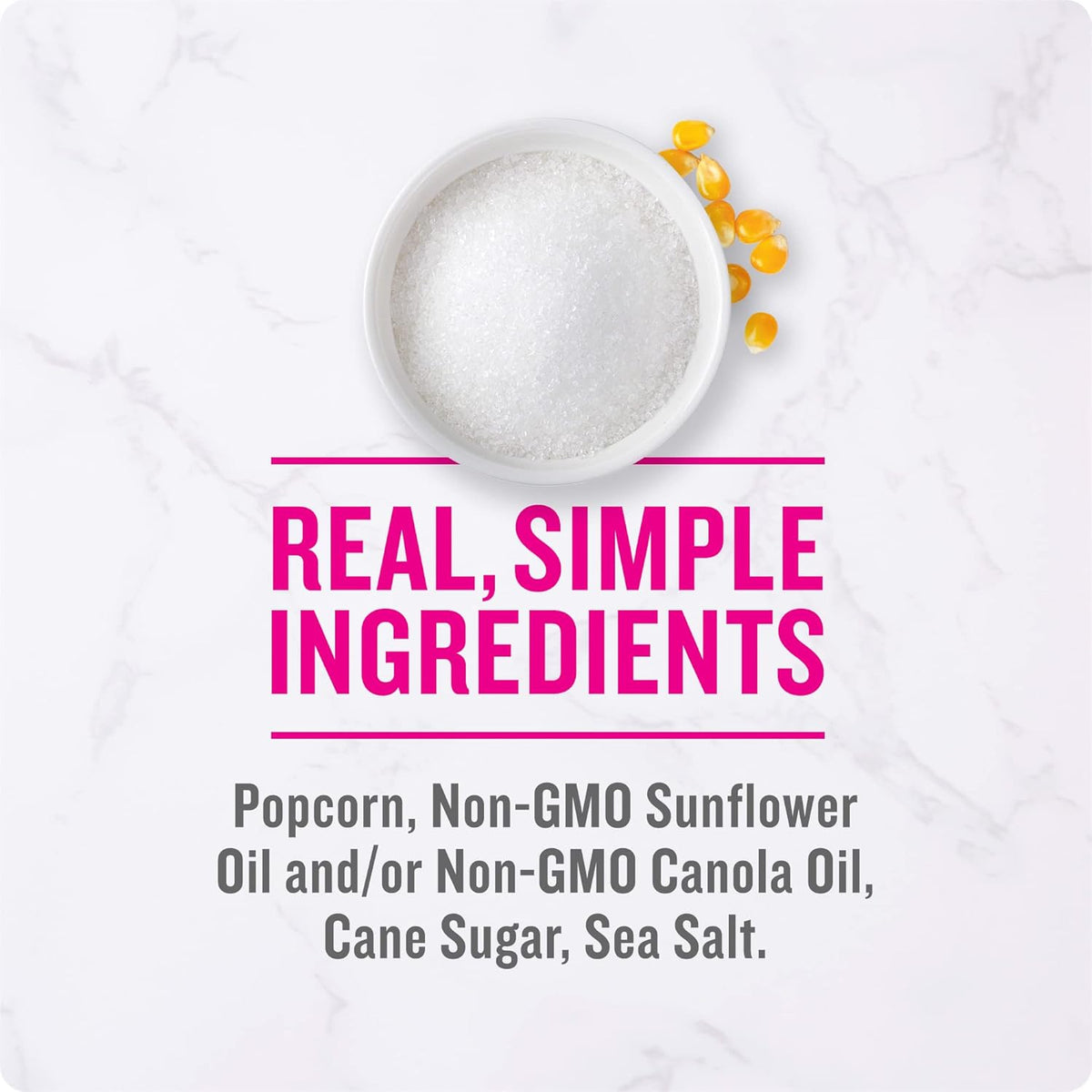 Angie's BOOMCHICKAPOP Sweet and Salty Kettle Corn – Allergy Friendly Family Movie Night Snack for Playrooms and Kids' Bedrooms