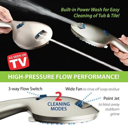 angle-adjustable overhead bracket plus power-adhesive low-reach wall bracket