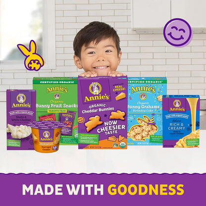 Annie's Organic Chocolate Chip Granola Bars – Gluten Free School Snack for Kids, 6 ct