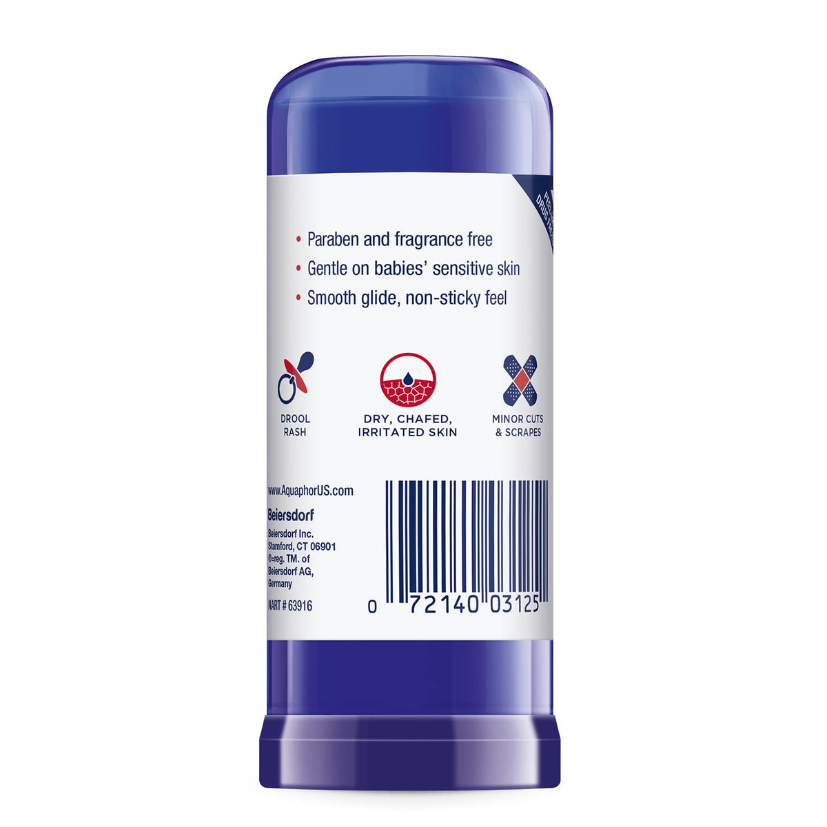 Aquaphor Baby Healing Balm Stick – Pediatrician-Recommended Gentle Skin Protectant for Sensitive Baby Skin