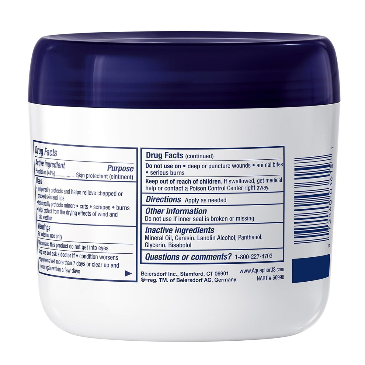 Aquaphor Children's Healing Ointment – Restorative Moisture Barrier for Winter Dry-Skin Self-Care Routines, 14 Oz