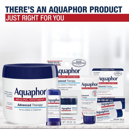 Aquaphor Healing Balm Stick for Capsule Skin Care, One Stick Replaces Lip Balm Chafe Stick and Foot Cream