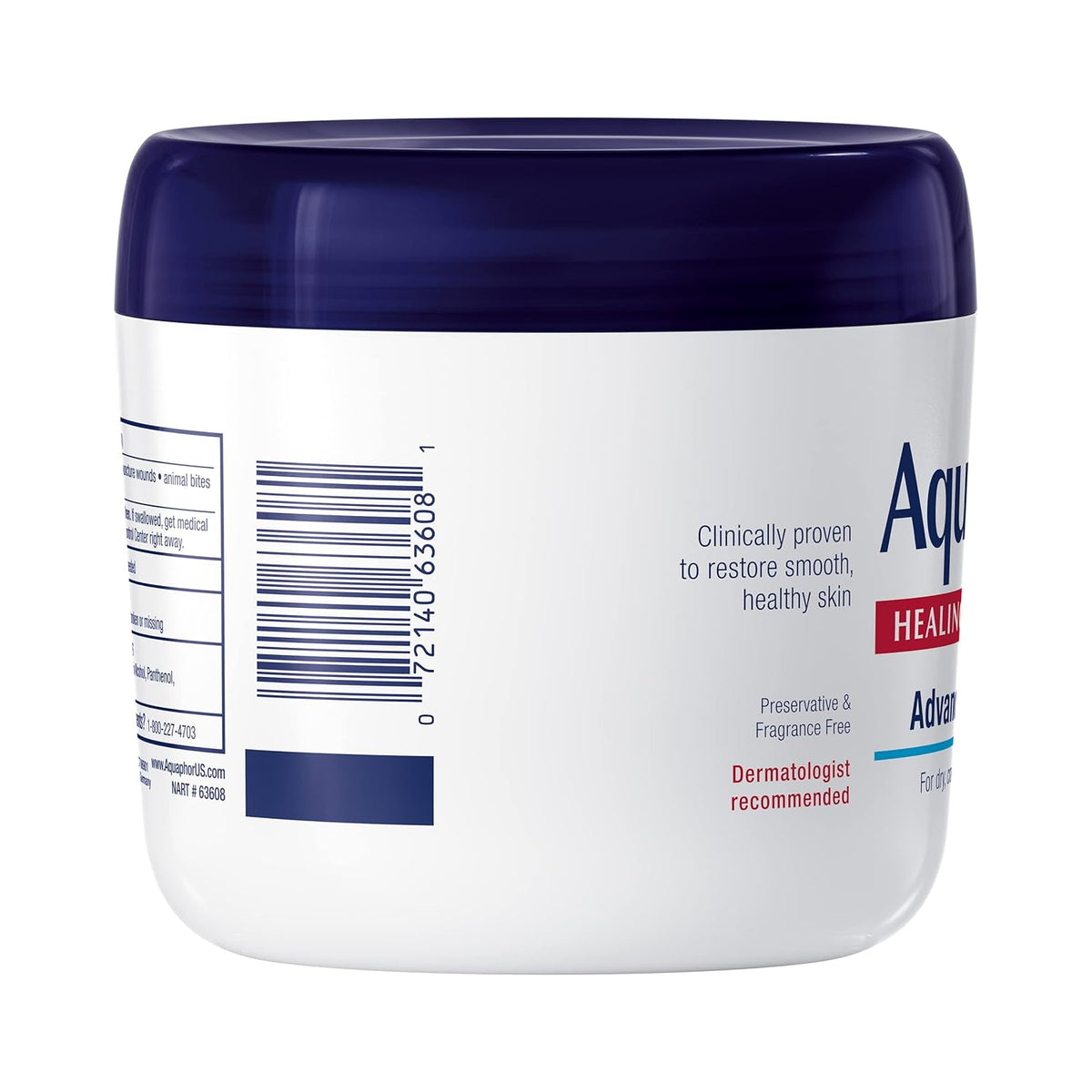 Aquaphor Healing Ointment for Sensitive and Reactive Skin, Dermatologist-Tested Skin Protectant for Worry-Free Daily Use