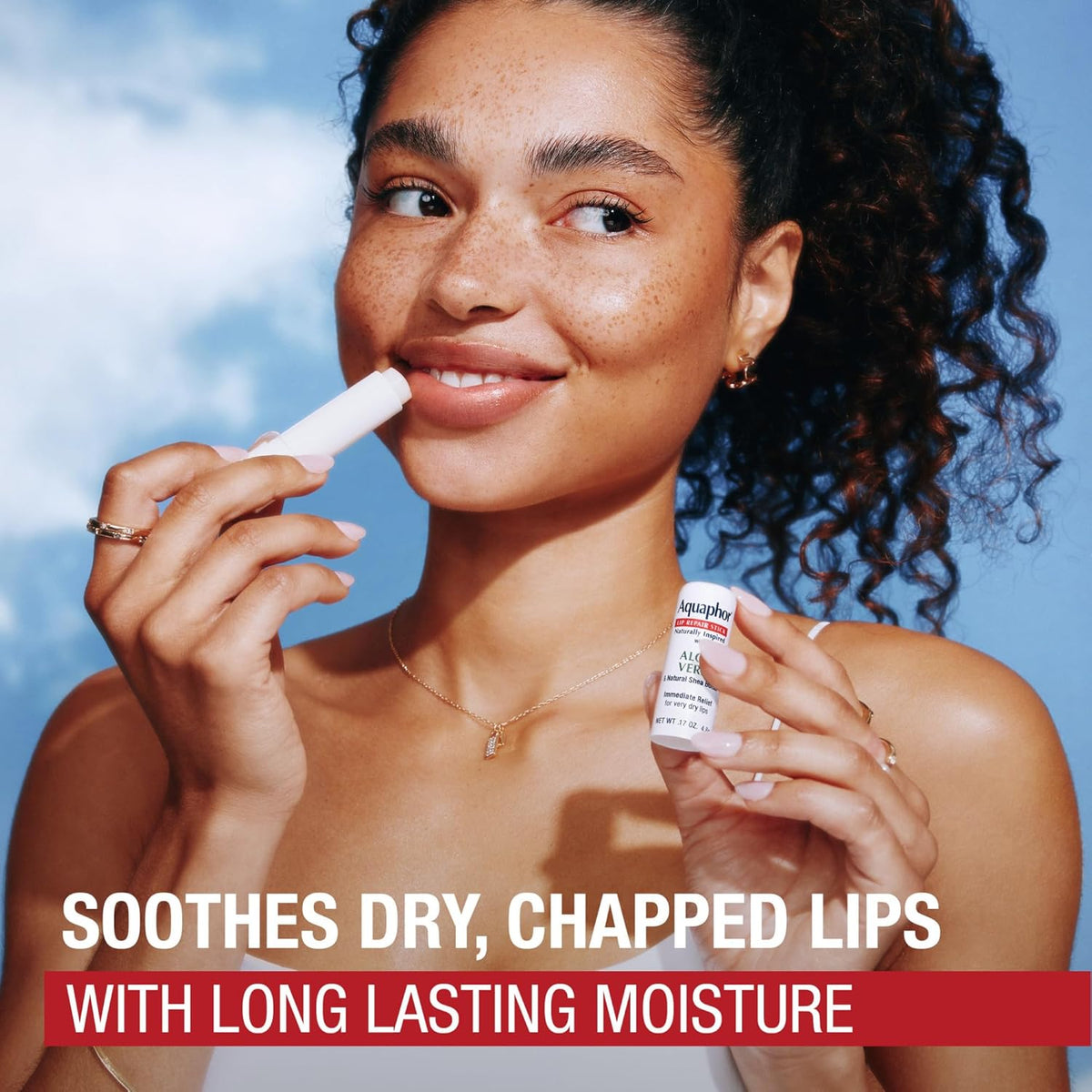 Aquaphor Naturally Inspired Lip Balm Stick – Pocket-Sized Defense Against Wind, Sun, and Dry Outdoor Air