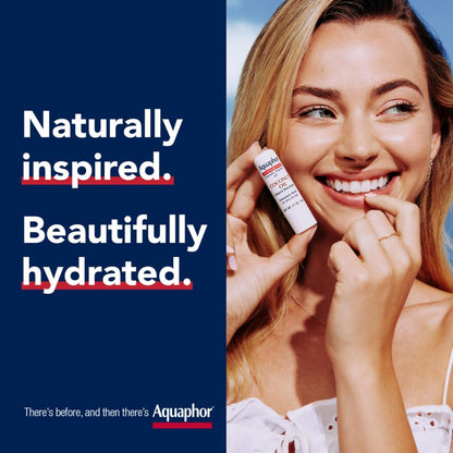 Aquaphor Naturally Inspired Lip Repair Stick – Bedside Hydration Boost for Mindful Evening Routines