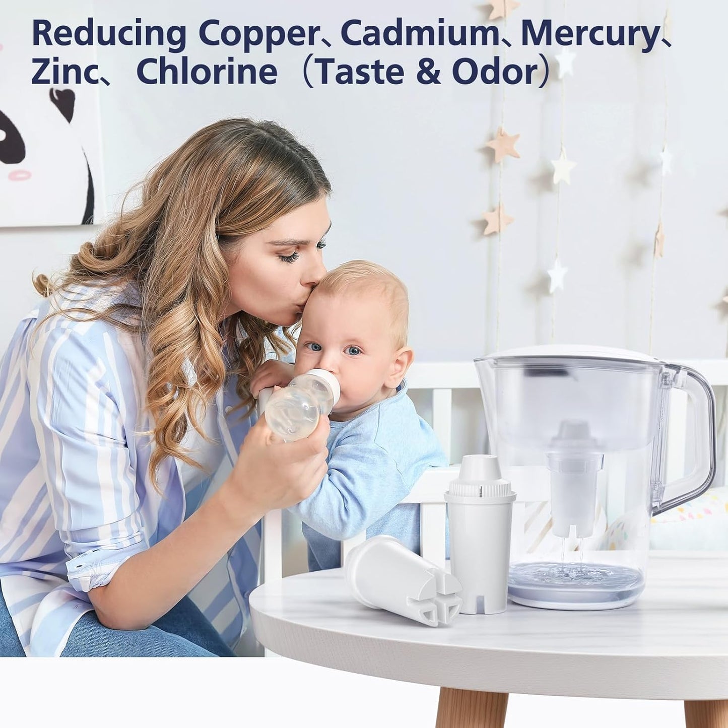 AquaShine Replacement Filters for Brita Pitchers – 6-Month Hydration Ritual Supply for Mindful Kitchens