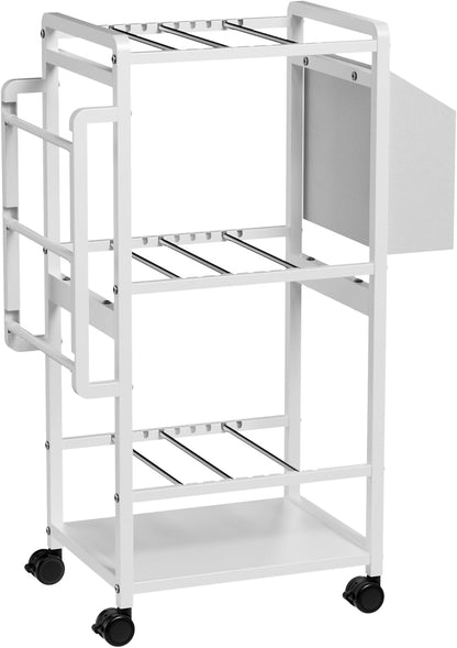 Aquzee Wrapping Paper Cart on Caster Wheels – Stylish Dining Room Storage for the Hosting Household