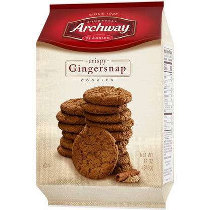 Archway Iced Molasses Cookies, 12 oz Nostalgic Care Package for Mom and Grandparents