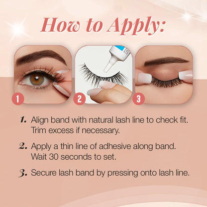 Ardell Naked 420 Lashes – Valentine's Day Beauty Gift for Women, Lightweight Lashes with Invisible Band