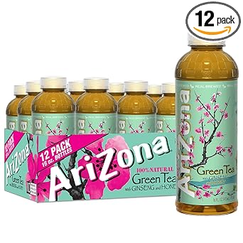 AriZona Arnold Palmer Half and Half - 16 Fl Oz (12 Pack) Crowd Pleaser Drink for Backyard Gatherings and Patio Dining